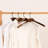 Solid wood women's clothes hanger-103119362