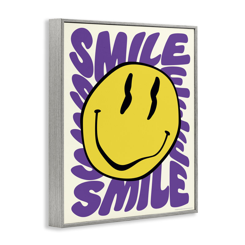 «Groovy Smile», estampe numérique par Reinders, H 30 po x l 24 po, Estampe numérique Farmhouse