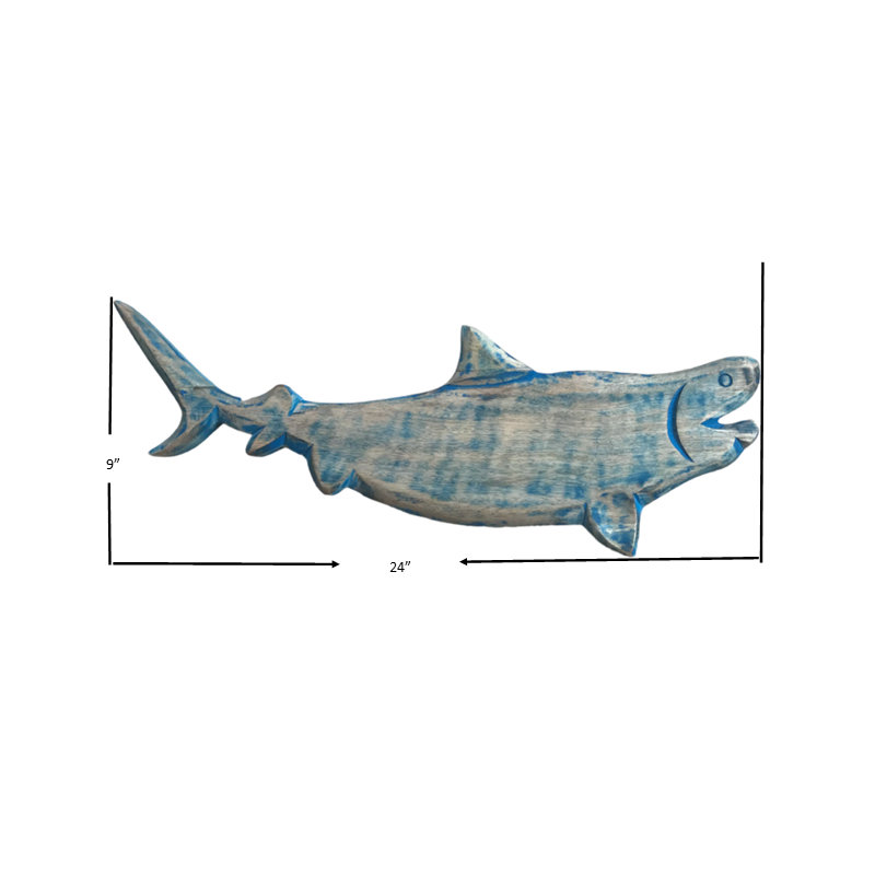 Tigre, requin-tigre - poisson bleu