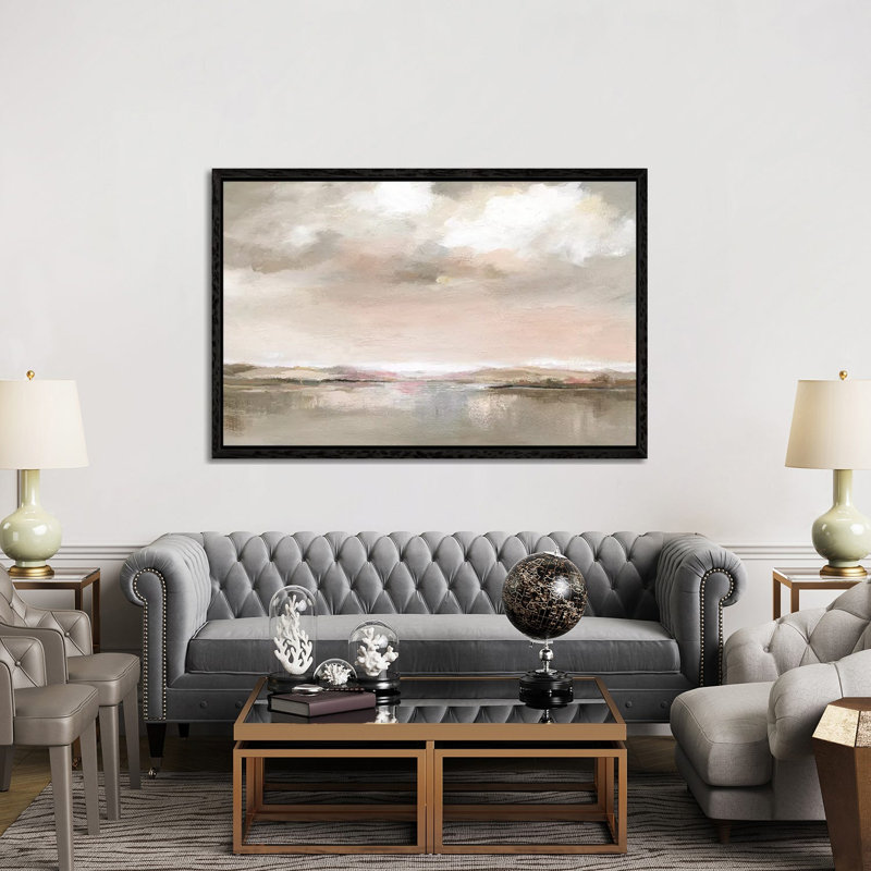 Evening Drama by Nan - Painting on Canvas, Black Framed, 152.5 cm H x 101.5 cm W