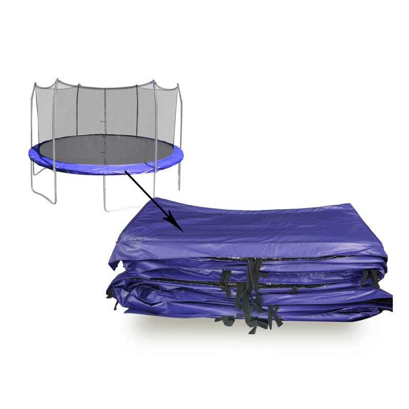 Blue PVC 10'' x 10'' Trampoline Spring Pad