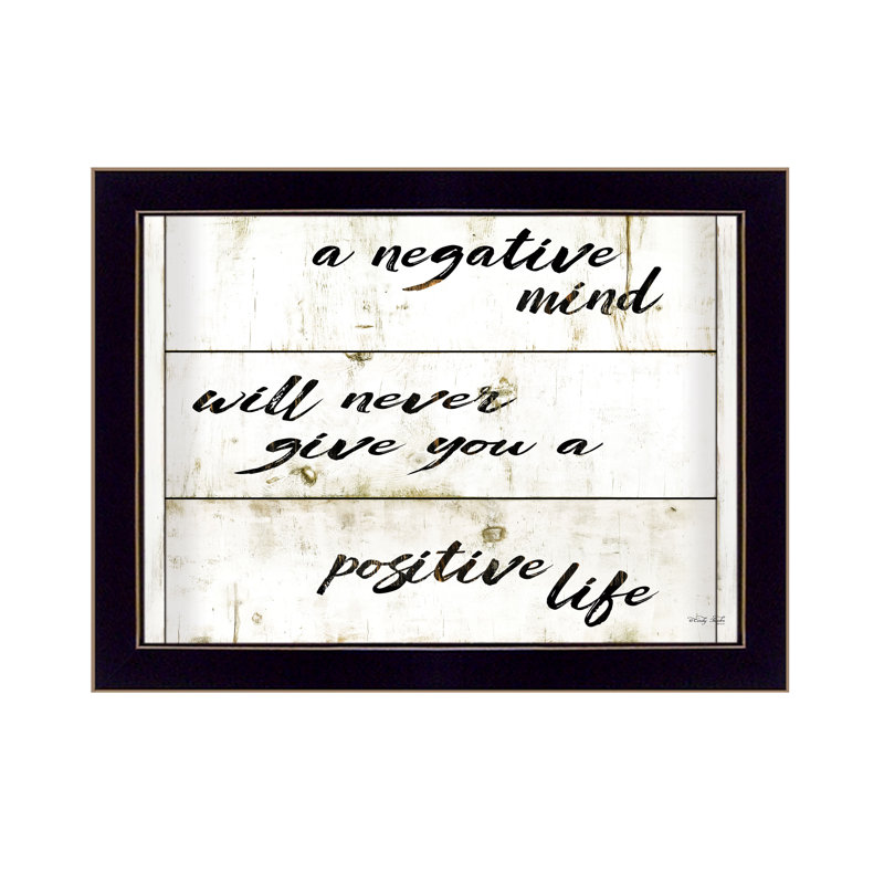 Black Framed Motivational Religious Quote Print Wall Art