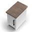 Table de chevet 14 po Home Hampton, aucun assemblage requis, Jasminewash Barnwood