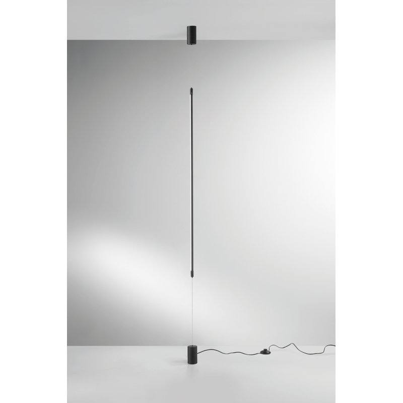 Biranna 400cm LED Column Floor Lamp, Black