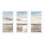 "Peaceful Beaches", impression sur acrylique 3 pièces-306027953