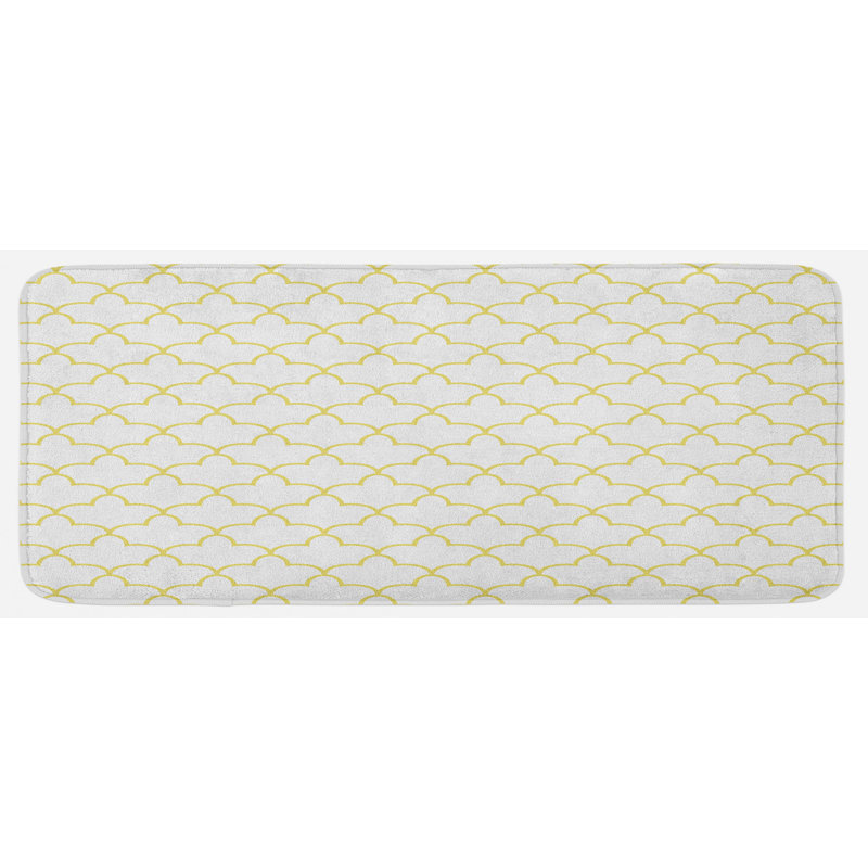 Tapis de cuisine quadrilobe