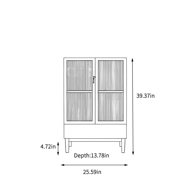 Armoire de rangement pour le salon