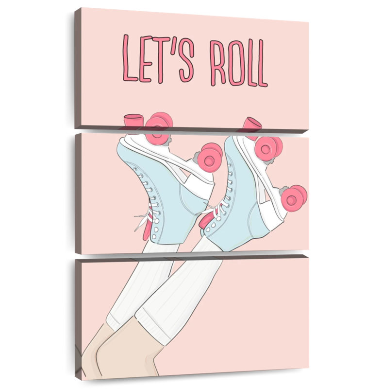 Senne Let's Roller Skate, 38" H x 24" W