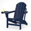  Chaise Adirondack pliante Cheryce en PEHD avec porte-gobelet-92316027