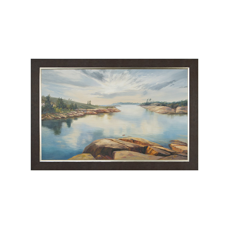 Reflect Cove par Sullivan - peinture encadrée