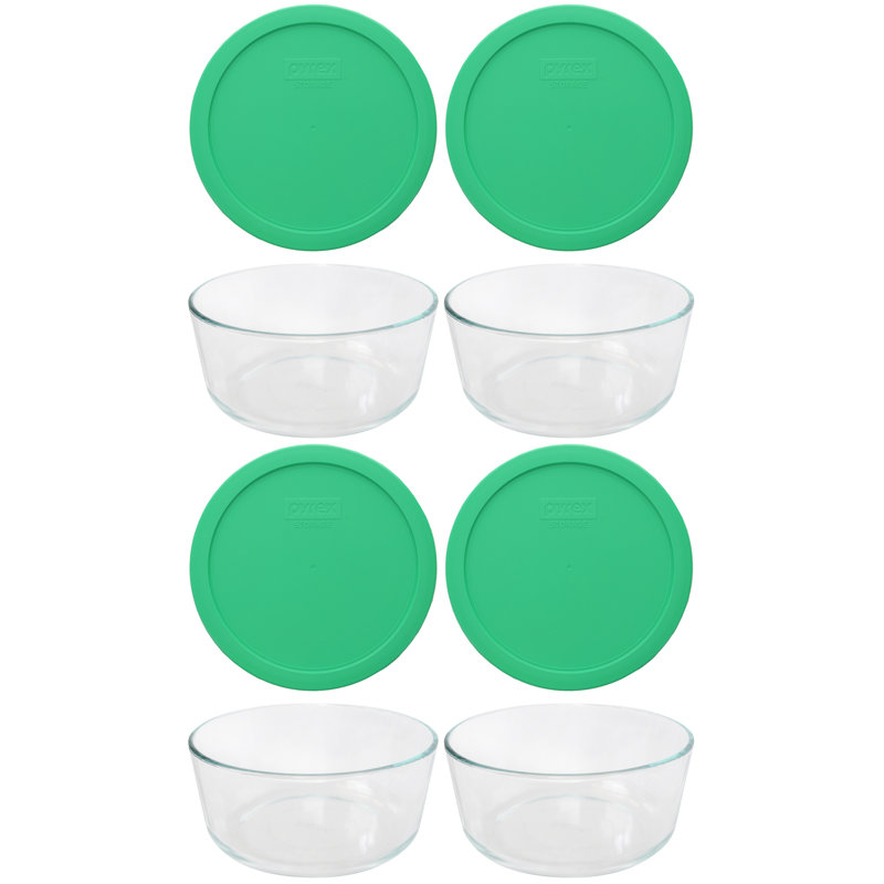 4 Cup Food Storage Container, Bright Green
