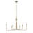 Malchand 8 - Light Steel Dimmable Chandelier-1532713380
