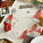 Xmas Trees Let It Snow Blue Snowman Christmas Table Runner, Seasonal Winter Holiday Kitchen Dining Table Decoration For Home Party Decor-1469612144-1445270641