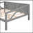 Full Size Daybed, Wood Slat Support, Gray
