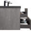 Meuble-lavabo flottant avec lavabo, armoire de rangement murale pour ranger les essentiels, conception moderne avec tiroirs à fermeture en douceur et lavabo de qualité supérieure