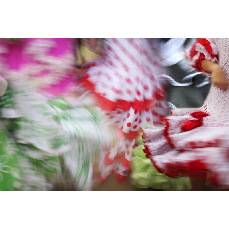 Flamenco Dancers - Wrapped Canvas Print, 20cm H x 30cm W x 3.8cm D