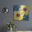 «Yellow Poppies On Blue» par Linda Woods-1515744995
