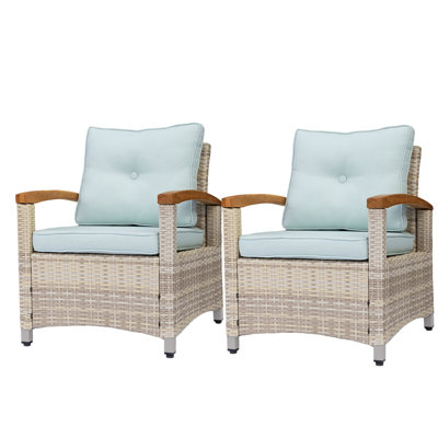 Chaises de patio simples pour 2 personnes
