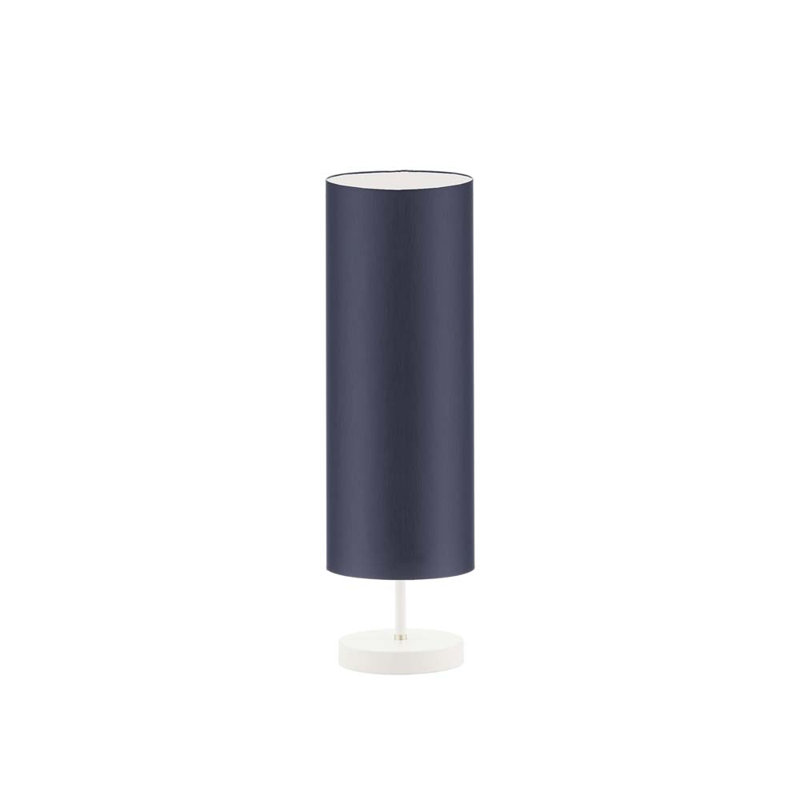 Sydney Metal Table Lamp, Navy Blue, White