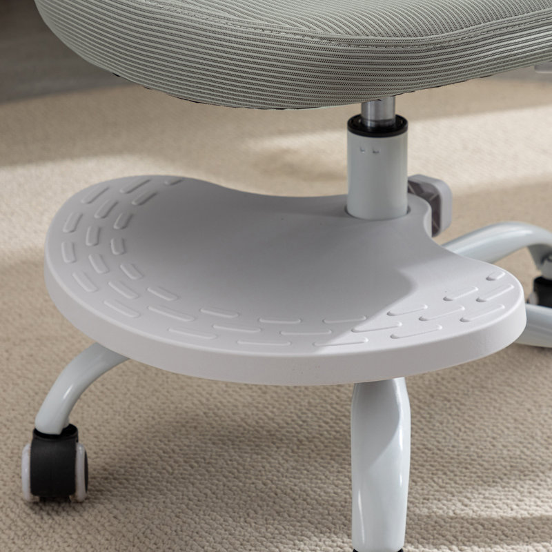 Chaise de bureau pour enfants à hauteur ajustable 21,3 po, Gris