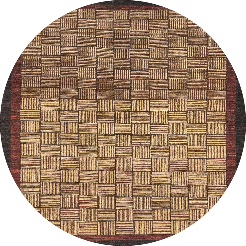 Patchwork Indoor Rug, Round 8'