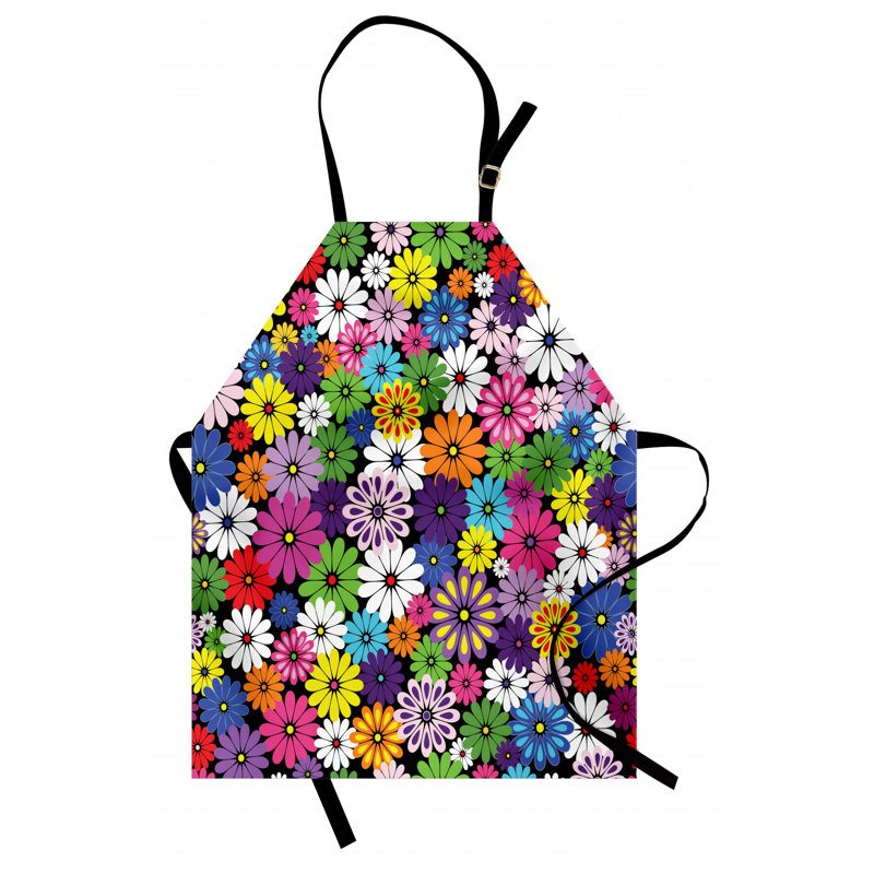 Tablier naturel joyeuse marguerites wildflowers