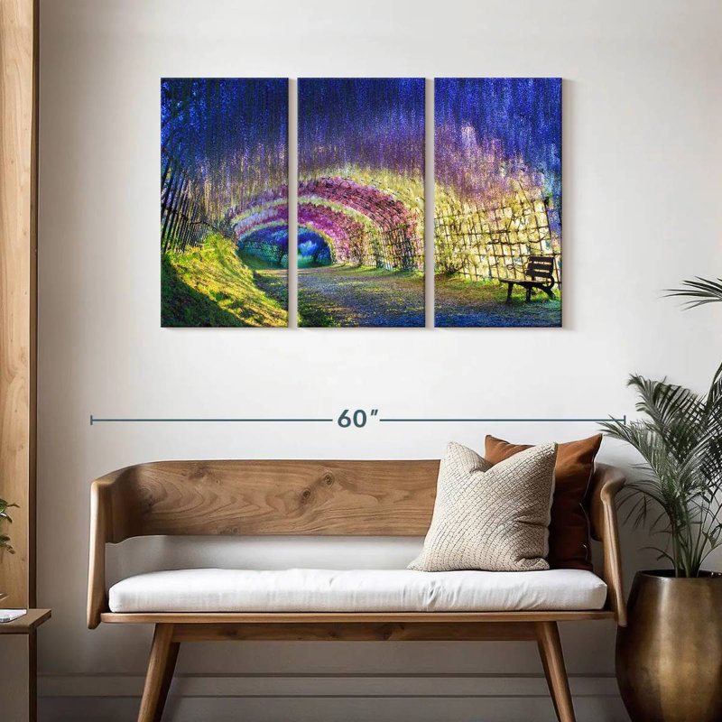 Harnek Wisteria Flower Tunnel, 28" H x 45" W