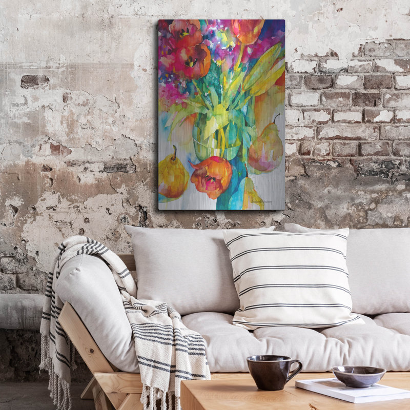 «Curve recours» par Annelein Beukenkamp, art mural en métal, H 36 po x l 24 po
