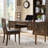 Solid wood with drawers writing desk-786264128