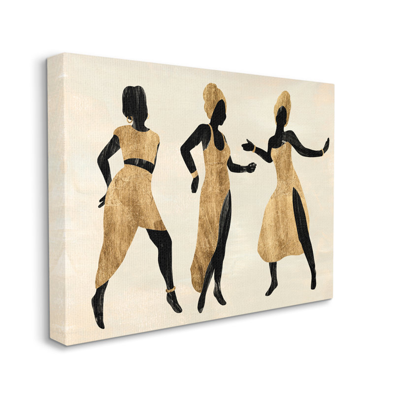 Powerful Women Dancing, Toile tendue, H 16 po x l 20 po
