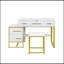 Ensemble de coiffeuse avec miroir, commode avec table de chevet et 4 tiroirs-563604424