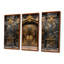 «Gold Banks Gilded Doors I - Banks», ensemble de reproduction d'art mural-1334071809-1334071833