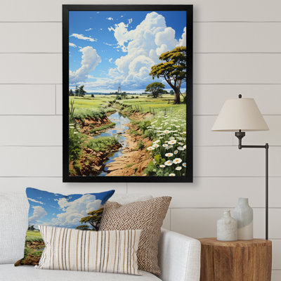«Clouds Ethereal Clouds Pastoral», reproduction sur toile