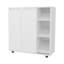 Armoire de rangement Dover, blanc, salon ou chambre à coucher