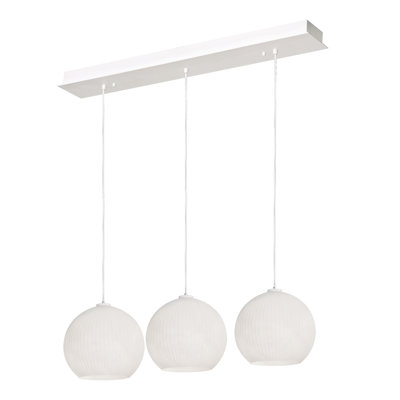 Darus 3 Light Glass Dimmable Pendant