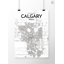 Calgary City Map - Single Picture Frame Print-339018506