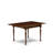 3 Piece Kitchen Table & Chairs Set Contains a Rectangle Dining Room Table with Dropleaf and 2 Dining Chairs, 36x54 Inch, Mahogany-1629686799-1629686798-1618575236