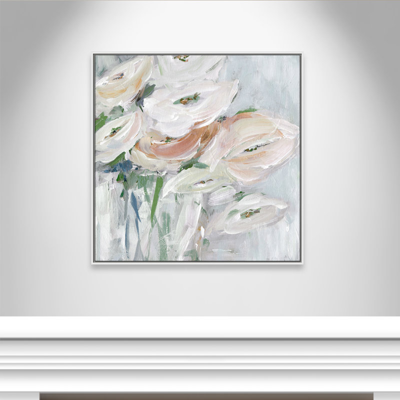 Impeccable - reproduction d'art, Toile blanche encadrée, H 37,5 po x l 37,5 po x P 2 po