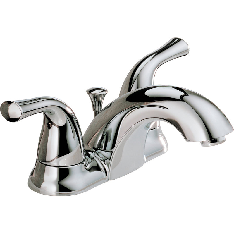 Centerset Bathroom Faucet with Drain Assembly