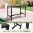 Outdoor Bar Table, Patio Counter Height Bar Table, 47" Rectangle Bar Table For Patio, Garden, Yard, Balcony, Poolside (black, 47'')-619977638-619977642