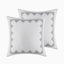 Housse de couette 100% coton chenille - Imprimé géométrique moderne très tendance-116011411-116011414