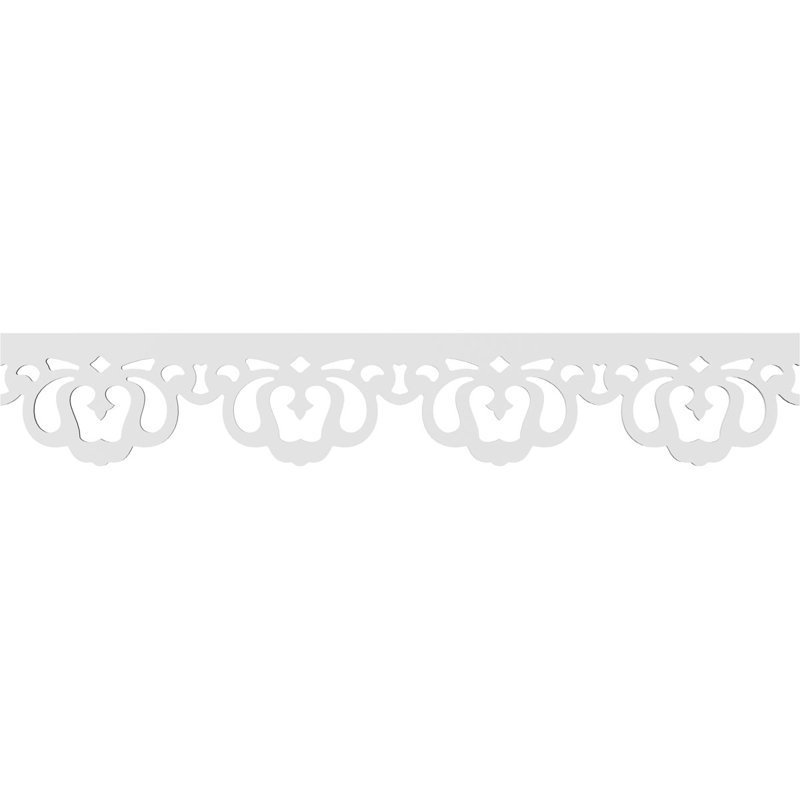 Garniture de couloir en PVC de qualité architecturale Monroe, H 8 po x L 48 po x P 0,63 po