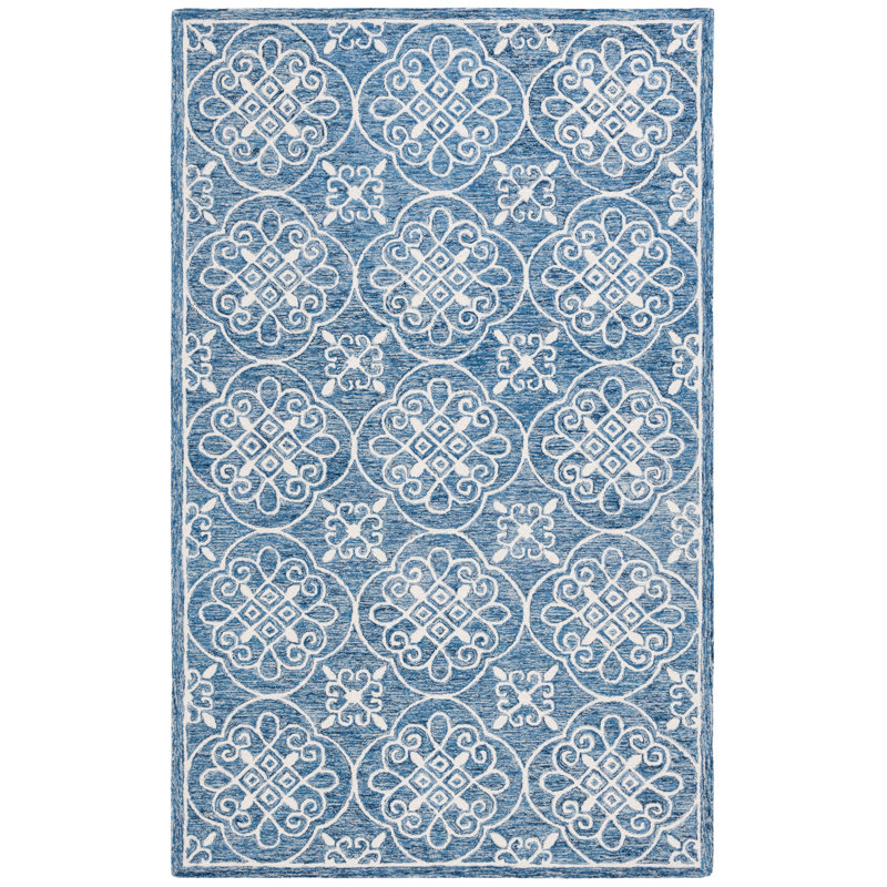 Lauren Ralph Lauren Hand Tufted Wool & Cotton Damask Rug, Rectangle 5' x 8'