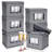 6 Pack Wine Glasses Storage Box With Dividers, 12 Compartments Stemware Storage Cases-1345607168