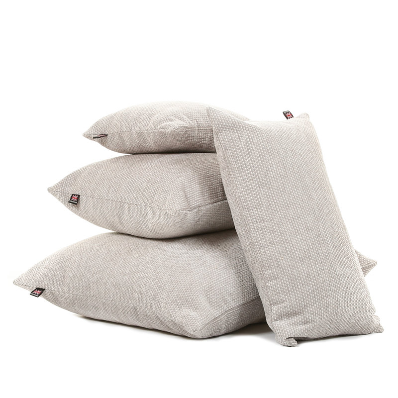 Alto Square Cushion, 55 x 55cm, Silver