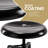 Juddson Industrial Bar Stools Set of 2, Adjustable Swivel Four Legged Round Metal Barstools, Backless Counter Height Bar Chairs for Kitchen Dining-555734882