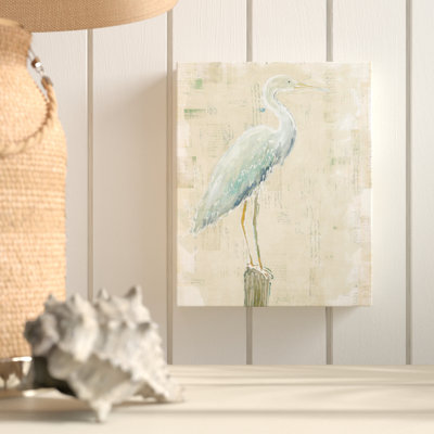 Coastal Egret I V2 - reproduction d'art sur toile