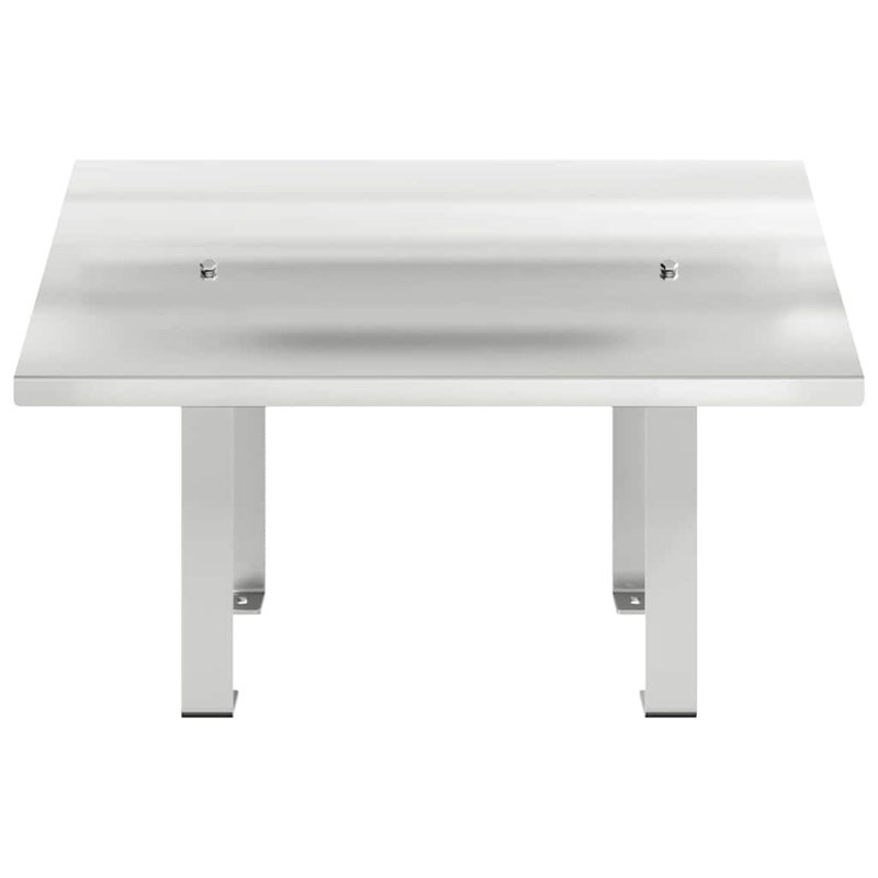 Chimney Hood Silver Stainless Steel, 37cm H x 50cm W x 50cm D