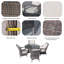 4 - Person Patio Dining Set Oval Table with Cushions Included-348614942
