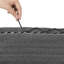 Yearby Anthracite Polyethylene Yard/Privacy Fence-587461757